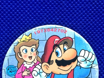 Super Mario Brothers Peach BROS 1985 menko card Nintendo Japanese