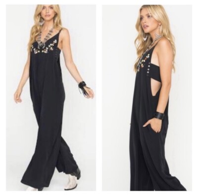 JACK by BB DAKOTA Agnesi Hammered Crepe Embroidered