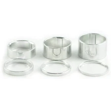 1-1/8" OMNI Racer WORLDS LIGHTEST Alloy Headset Spacers 2,3,5,10,15,20mm SILVER