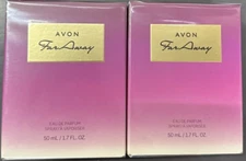 (2 Pack) Avon FAR AWAY Eau De Parfum Perfume Spray 1.7 oz