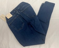 Universal Thread Women's Washed Indigo Mid-rise Curvy Skinny Jeans-NWT-Size 00