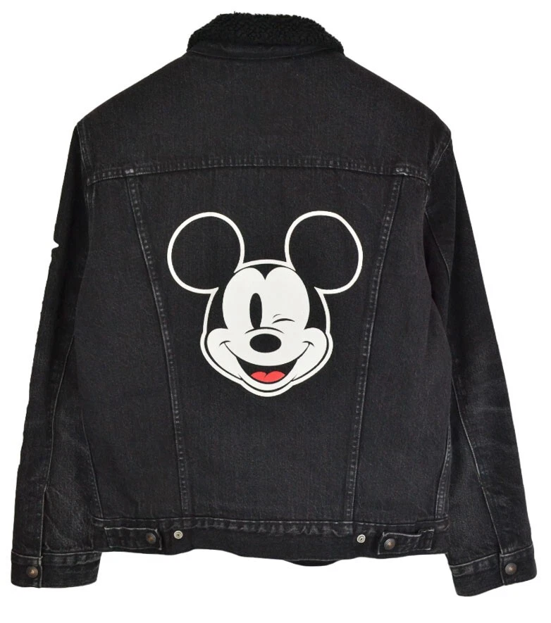 LEVI S x Disney Mickey Mouse Premium Jacket Men s MEDIUM Sherpa