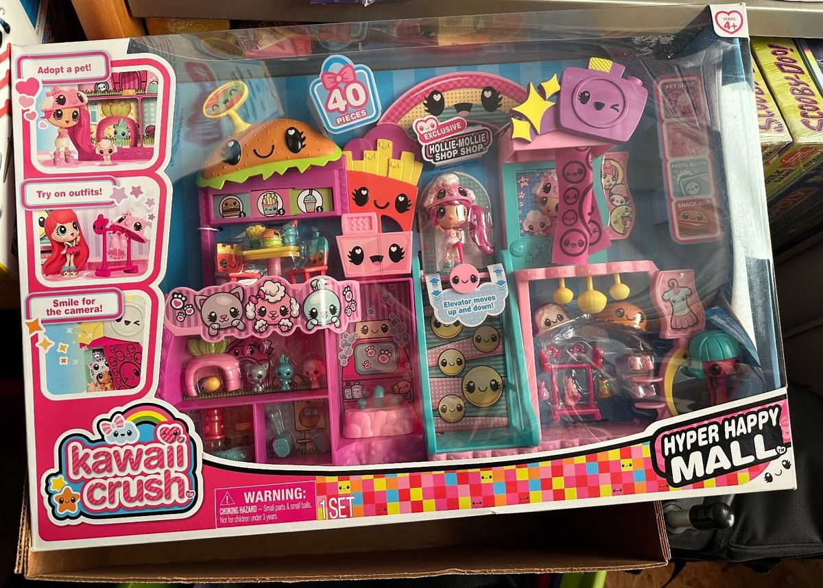 New Kawaii Crush Hyper Happy Mall By Spin Master New In Box Rare