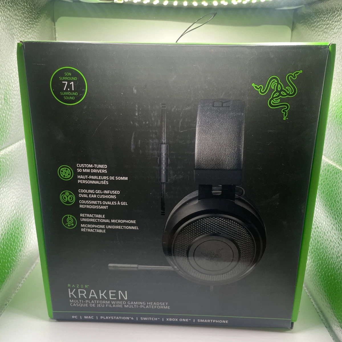 Razer Kraken Wired 7.1 Surround Sound Gaming Headset