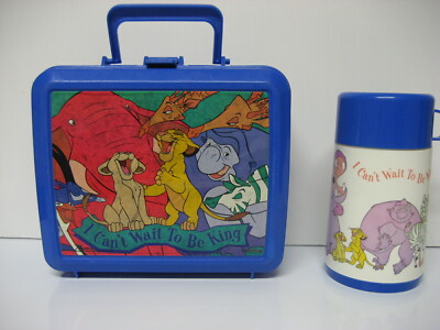 DISNEYS, LION KING ''i cant wait to be king'' aladdin lunch box