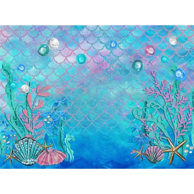 Ocean Underwater Under The Sea Backdrop Party Decoration Coral