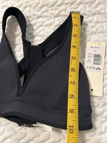 Roxy Tiki Triangle Bikini Top Small Juniors Kvjo = Color New W Tag Retails $79.0 - 第 9/11 張圖片