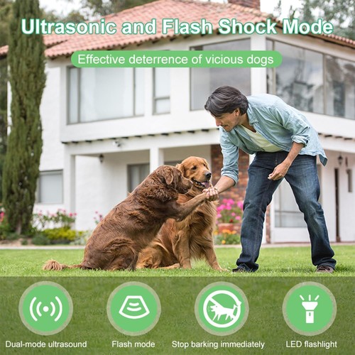 Ultrasonic Dog Bark Deterrent Devices Anti Barking Control Training Rechargeable - Picture 6 of 9
