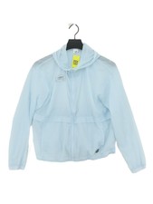 New Balance Women's Jacket L Blue 100% Other Overcoat