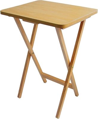 Klappbarer TV-Couchtisch H65 x B49 x T39 cm mehrfach verwendbar Esszimmer Garten 