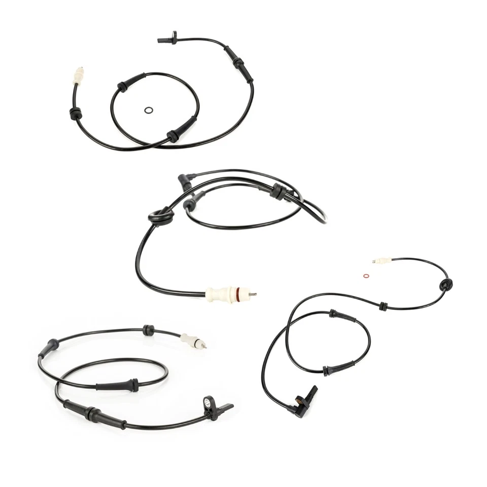 4x Juego de sensores de velocidad de rueda con sensor ABS delantero trasero para FIAT ALBEA SIENA 178 Foto 2 de 4