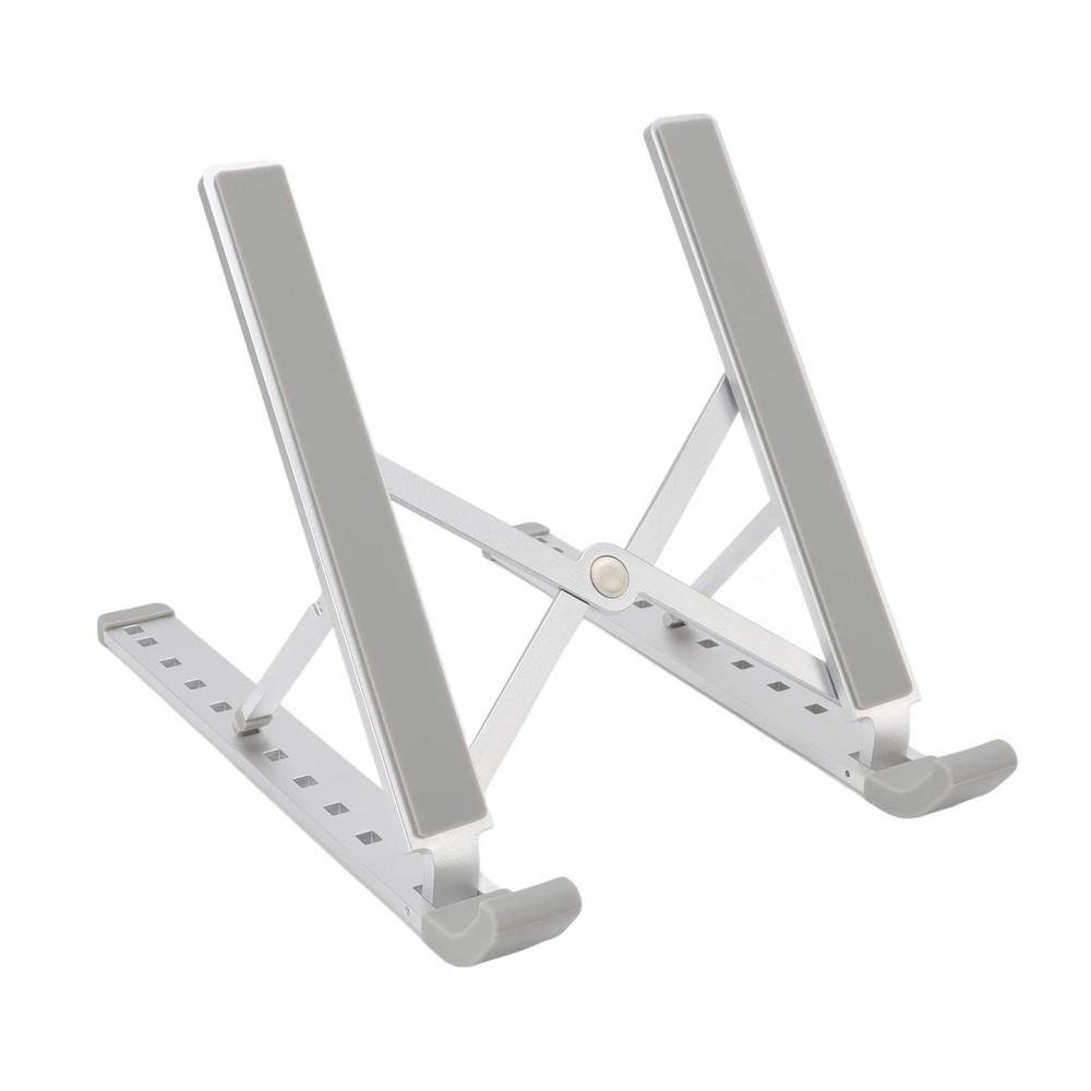Adjustable Ergonomic Aluminum Laptop Stand for Desk - Portable & Stable Laptop Holder