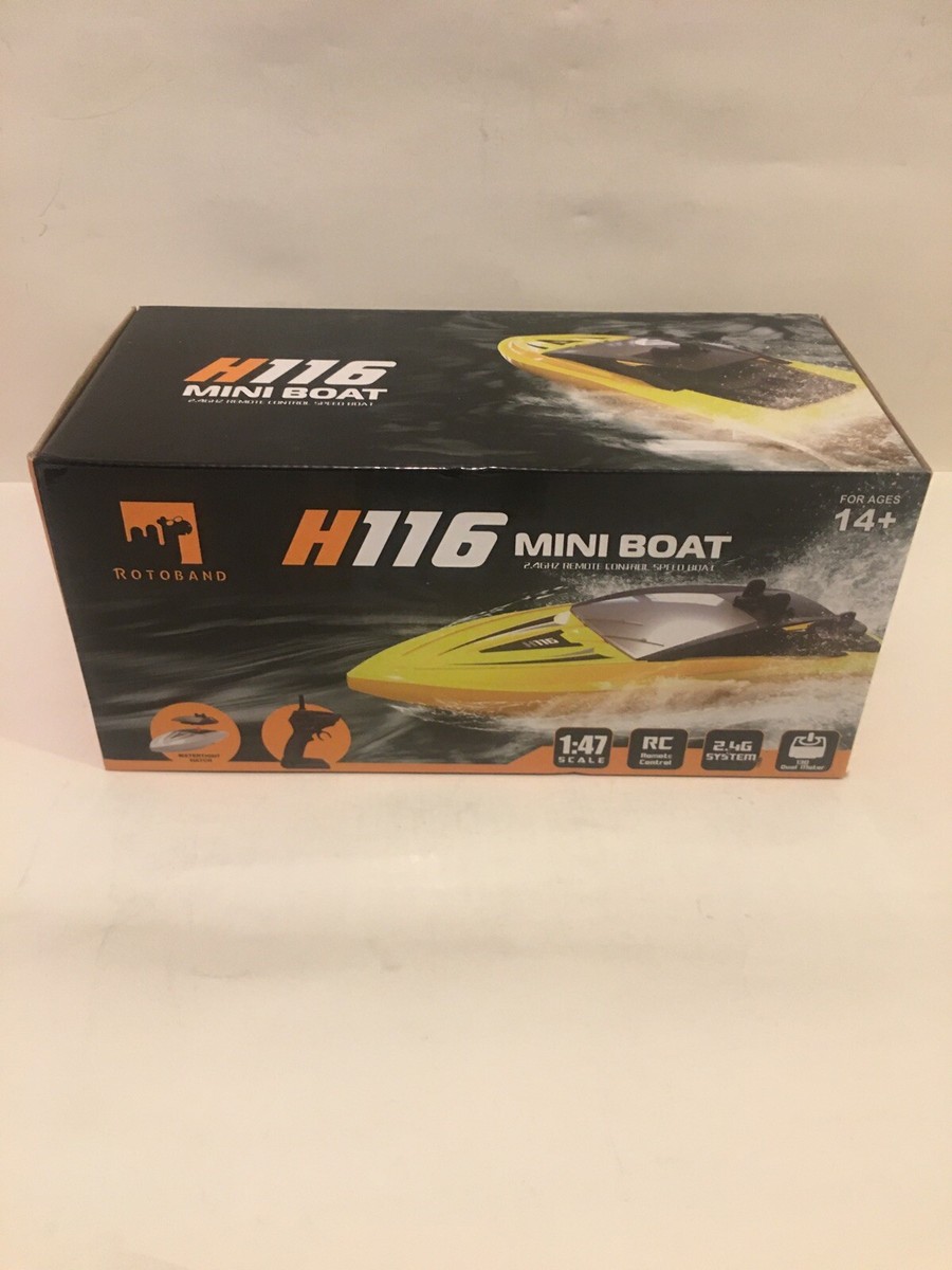 New RC Toy Vehicles Boat Remote Control Boats Pools Lakes, ROTOBAND H116  Mini