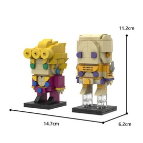 ZITIANYOUBUILD Requiem Giorno Model 333 Pieces and Packs for Ages 6 and Up