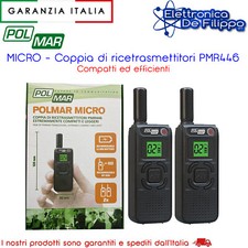 MICRO - COPPIA RICETRASMETTITORI PMR446 COMPATTI ED EFFICIENTI