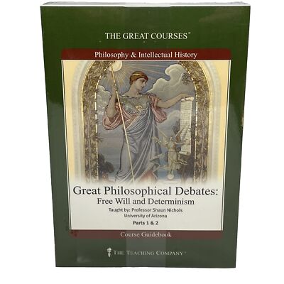Great Courses DVDs   :   GREAT PHILOSOPHICAL DEBATES Free Will Determinism   NEW