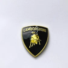 Lamborghini Front Hood Metal Sticker Bull Emblem Badge Fit Gallardo 65*56MM 1PC
