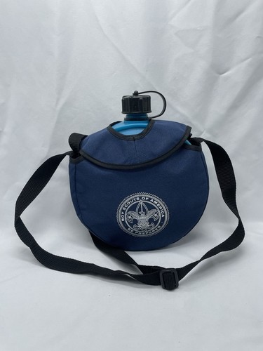 Bouteille d'eau Blue Boy Scout Cantien Boy Scouts Of America avec étui de transport - Photo 2/9