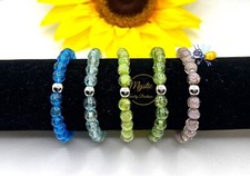  New Colors Mystic Firefly bracelet lampwork luminous glass glow in the dark