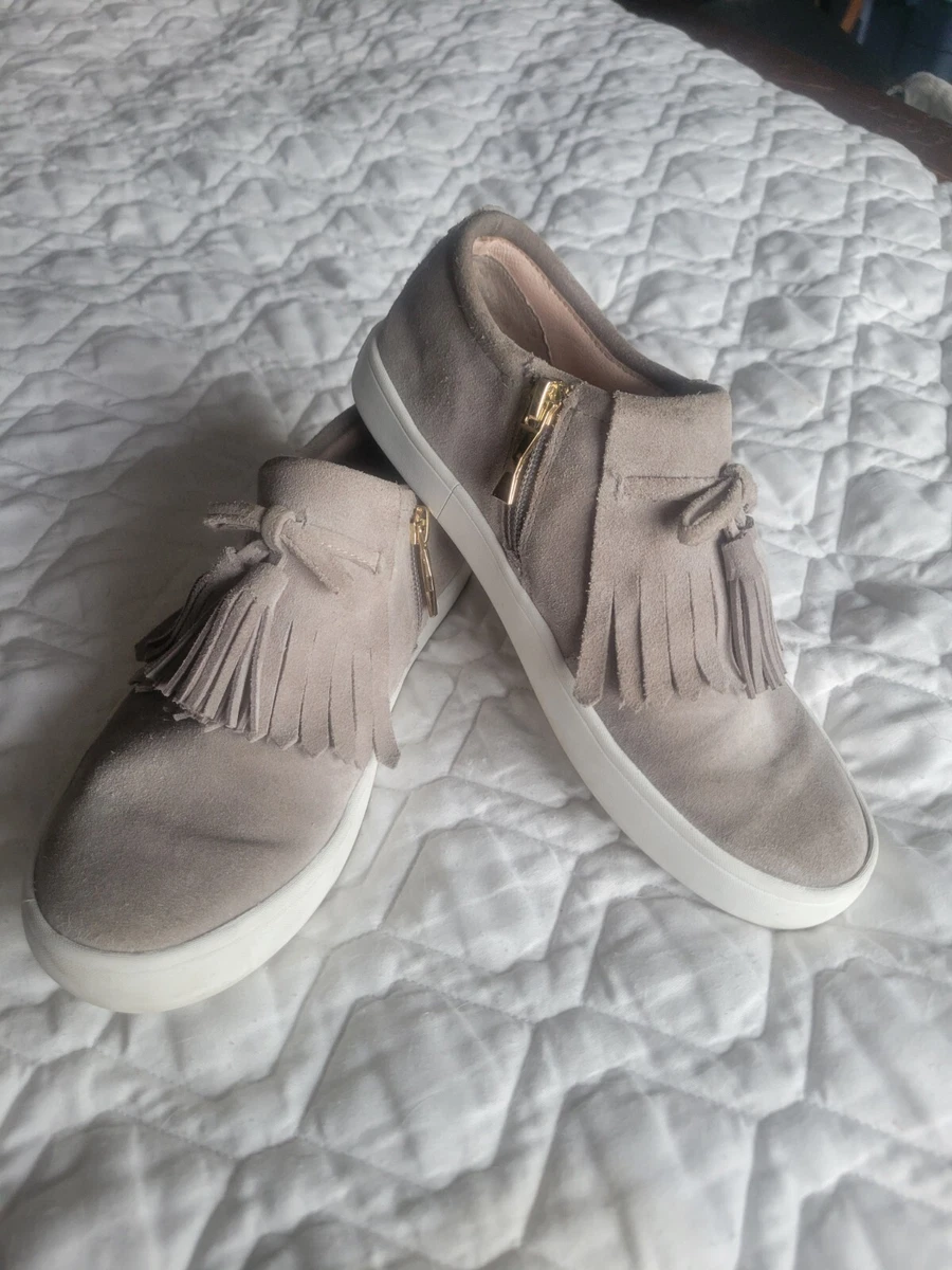 Kate Spade Grey Lenna Tassel Sneaker Size 5M