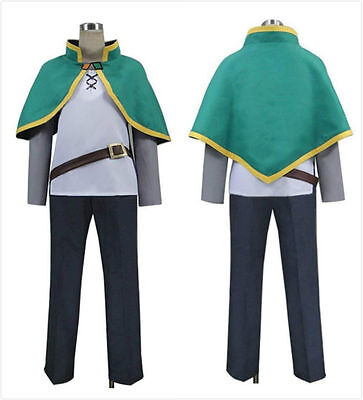  Smehei Satou Kazuma Cosplay Costume Konosuba Cosplay Outfit  Uniform Coat and Pants Full Set for Men : Clothing, Shoes & Jewelry