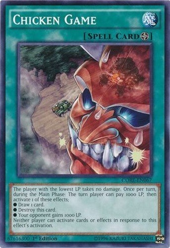 YuGiOh Clash of Rebellions Chicken Game CORE-EN067