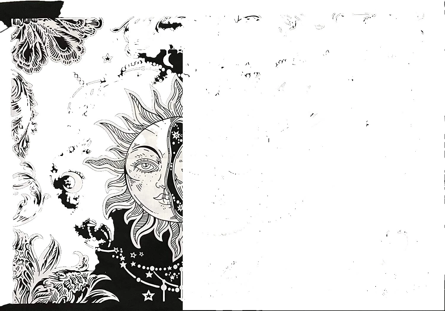 Tie Dye tapices de Bohemia