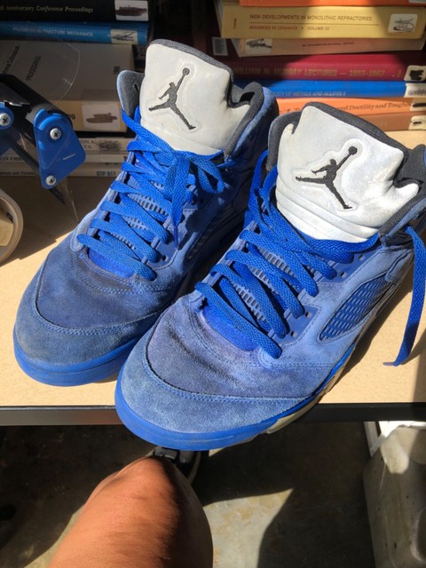 blue suede jordan 11
