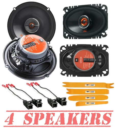 JBL Speakers 6.5""for Door & 4x6"" Pillar Truck for 1995-2006 Silverado/Sierra (For: Silverado)