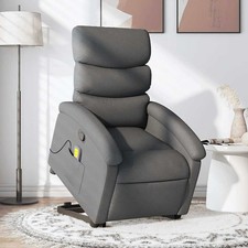 Stand Up Massage Recliner Chair Dark Gray