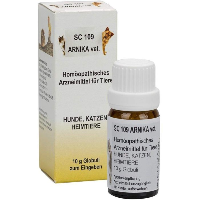 Sc 109 Arnika Globuli f.Heimtiere/Hunde/Katzen 10 g - 09702442