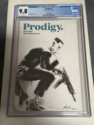 Prodigy 1 CGC 9.8 Sketch Variant Cover B Image Comics 2018 Mark Millar