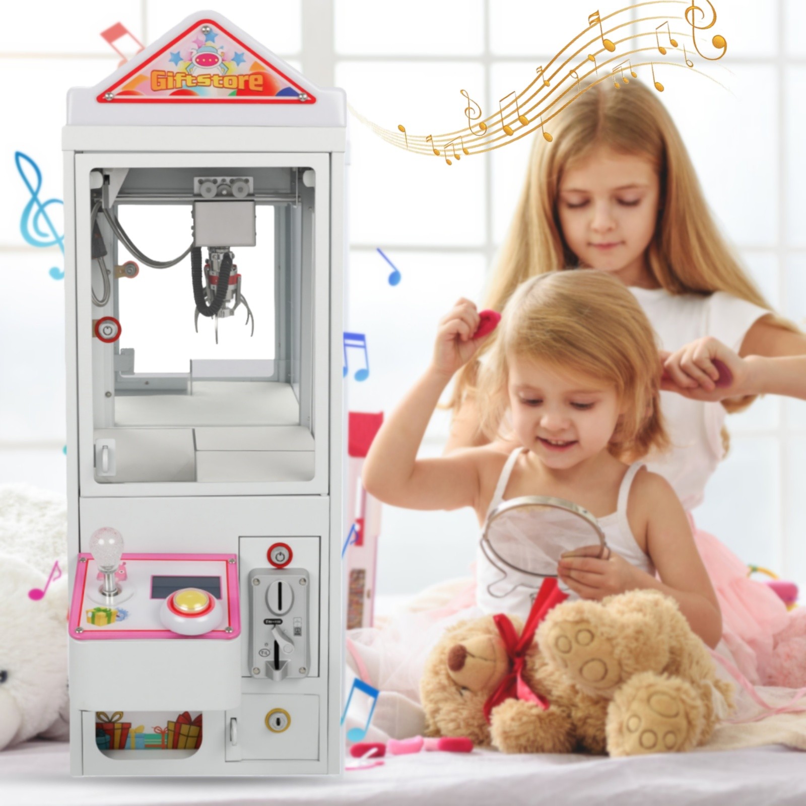 Mini Claw Crane Machine Toy Catcher Metal Body Candy Tokens Coin | Local Pick Up