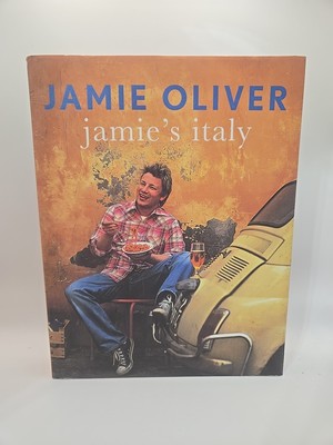 Jamie Oliver First Edition Cookbook Jamie's Italy Recipes Hardcover Dust Jacket