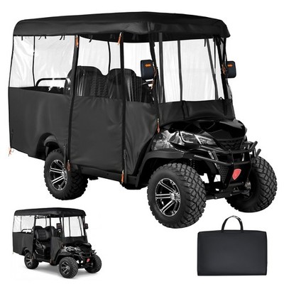 Uimoso Golf Cart Enclosure with Clear Panels for 2+2/4 Passenger Vehicles
