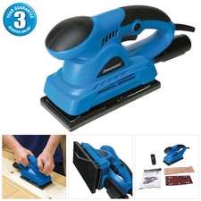 Silverline 160W Electric 1/3 Sheet Orbital Sander Dust Port 3yr Guarantee 264125