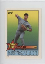 1989 Super Star Sticker Back Cards Steve Sax Dave Henderson Ivan Calderon 10ou