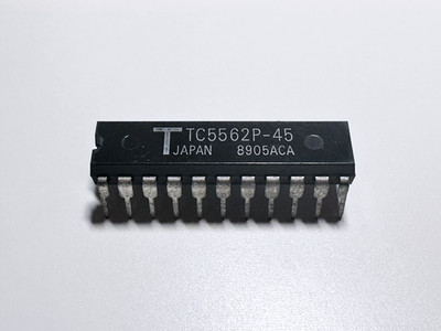 1X TC5562P-45 TC5562P TOSHIBA SRAM 64Kx1 CMOS Static RAM 45ns DIP-22
