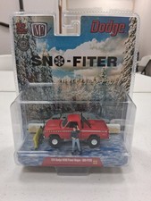 M2 Machines 74 Dodge Snow Plow Truck W200 Power Wagon-sno-fitter R10 164