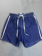 Diesel Barrely Swim Shorts Lined Trunks Blue Medium Drawstring Beachwear