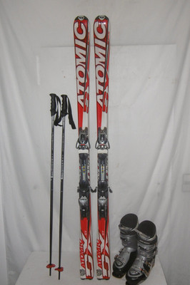 ATOMIC '' SX '' TOP SKI ALLROUND CARVER 170 CM + SKISCHUHE GR: 43 IM SET
