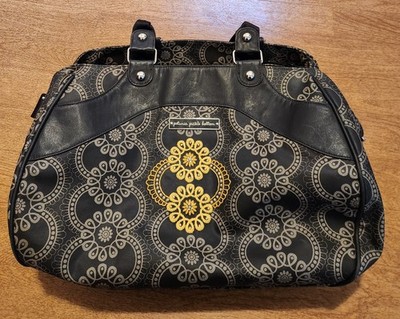 Petunia Pickle Bottom Boxy Backpack Deluxe diaper bag, Linen Blossoms print