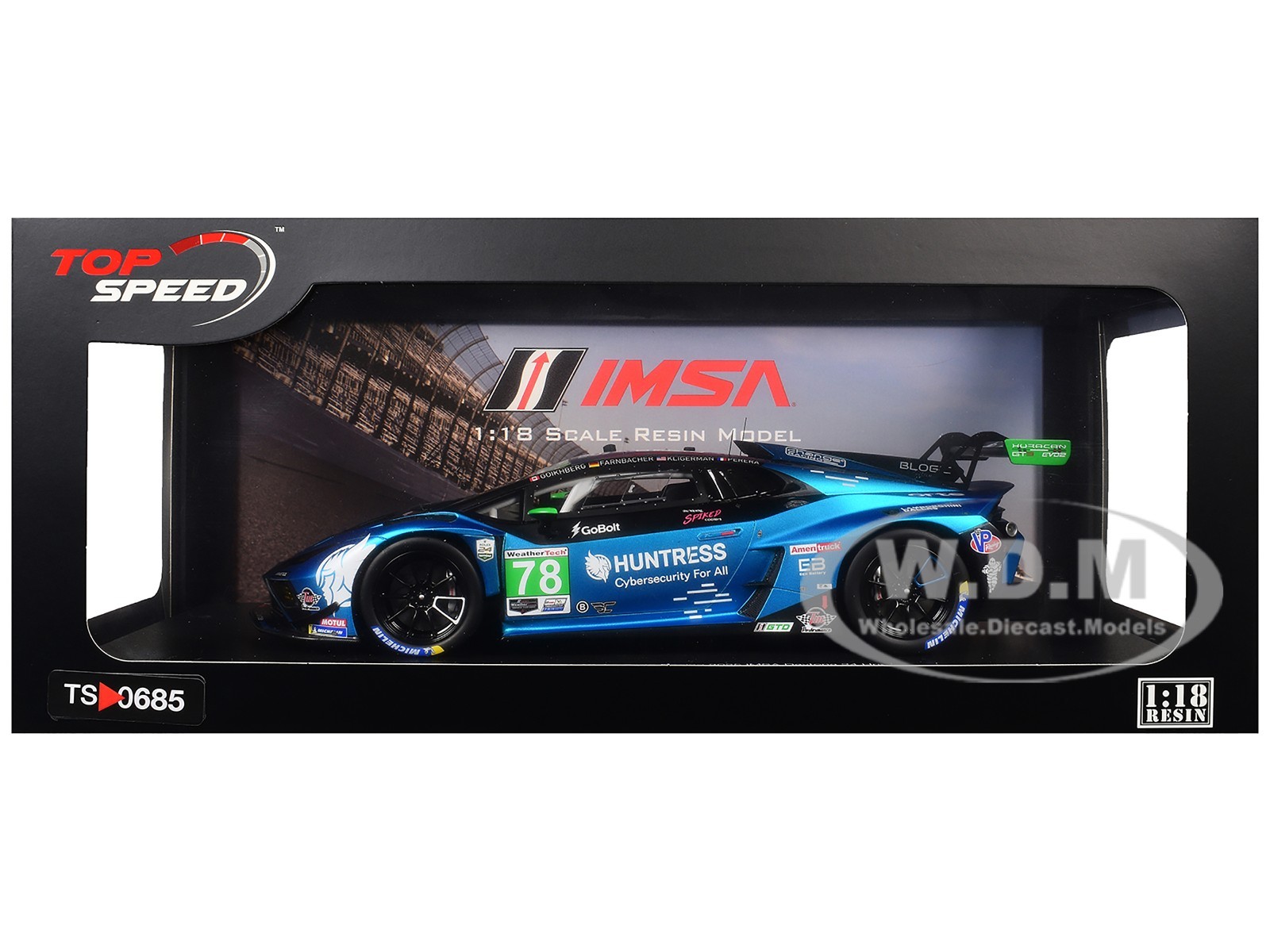 LAMBORGHINI HURACAN GT3 EVO2 #78 "24H OF DAYTONA" 2025 1/18 BY TOP SPEED TS0685