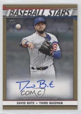 2020 Topps Update Baseball Stars Auto Gold 12/50 David Bote #BSA-DB Auto u6m