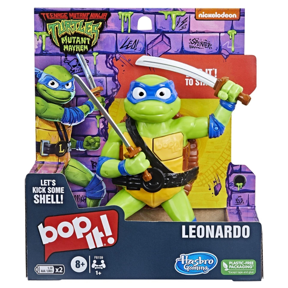 Bop It! Teenage Mutant Ninja Turtles Edition Leonardo TMNT- [ Brand New ] - Image 2 of 4