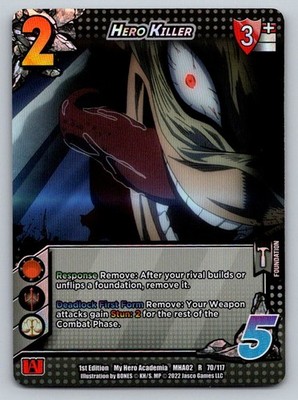 2022 Universus My Hero Academia 1ST Edition HOLO Hero Killer