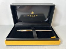 Cross Century II Medalist 3304 SP Selectip Rollerball Pen in Chrome W/ Gold Trim