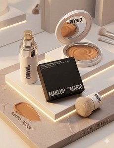 The Make Up By Mario Setting Spray and Bronzer Set.