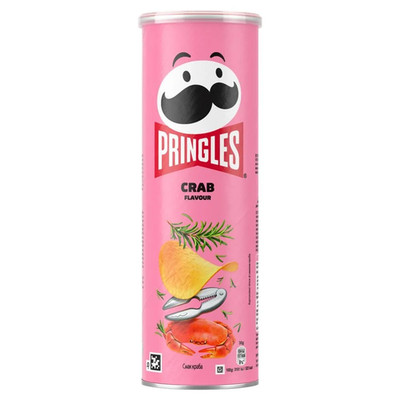 Pringles potato chips CRAB flavor -LIMITED EDITION 165g/1 can-FREE SHIP