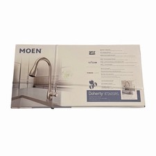 Moen Doherty Pull Down Kitchen Faucet Stainless Spot Resist One-Handle 87260SRS